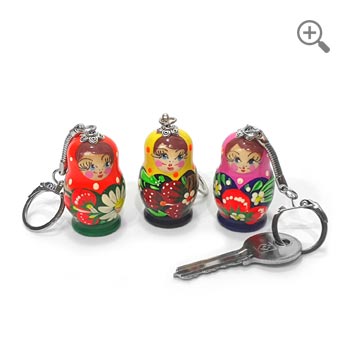 Russian doll Matryoshka key chain