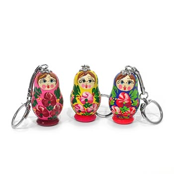 Russian doll Matryoshka key chain