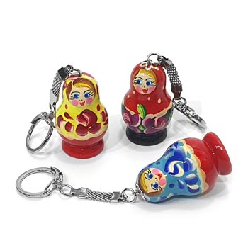 Russian doll Matryoshka key chain