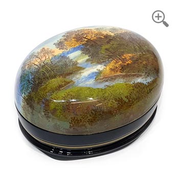 Authentic Russian lacquer boxe