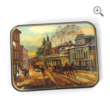 Authentic Russian lacquer boxe