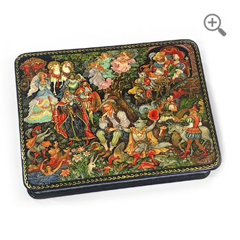 Authentic Russian lacquer boxe