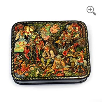 Authentic Russian lacquer boxe