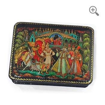 Authentic Russian lacquer boxe
