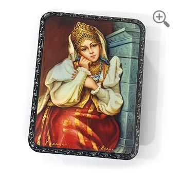 Authentic Russian lacquer boxe