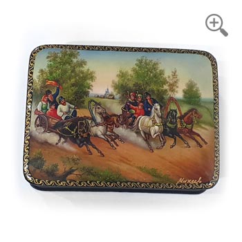 Authentic Russian lacquer boxe