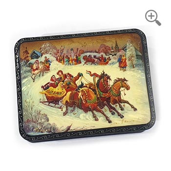 Authentic Russian lacquer boxe