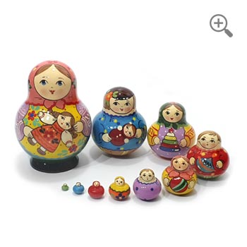 Matryoshka cats Russian Nesting Dolls