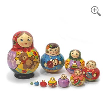 Matryoshka cats Russian Nesting Dolls