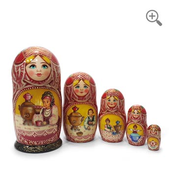 Fairy Tale Russian Nesting Dolls