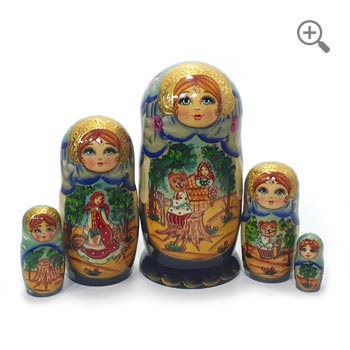 Fairy Tale Russian Nesting Dolls