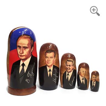 matriochka poupee russe président russe Vladimir Poutine