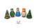 Russian Dolls Christmas Tree Ornaments