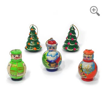 Russian Dolls Christmas Tree Ornaments Decoration