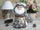 Hand carved wooden santa claus