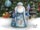 Hand carved wooden santa claus