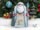 Hand carved wooden santa claus