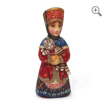 russian doll with cat