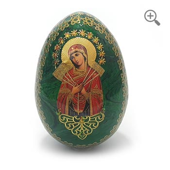 Orthodox Russian icon Easter egg