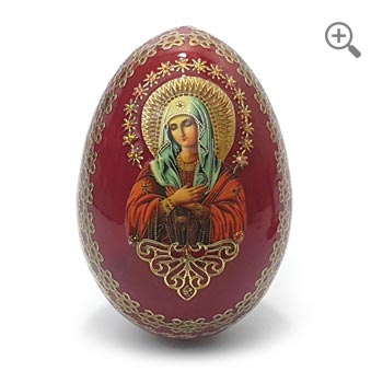 Orthodox Russian icon Easter egg