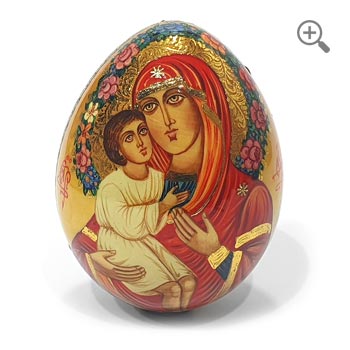 Orthodox Russian icon Easter egg